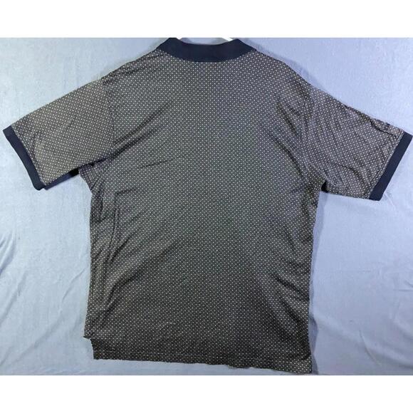 Vintage VTG Men’s Large BOBBY JONES PLAYERS Golf POLO SHIRT Navy Embroidered - Picture 8 of 9